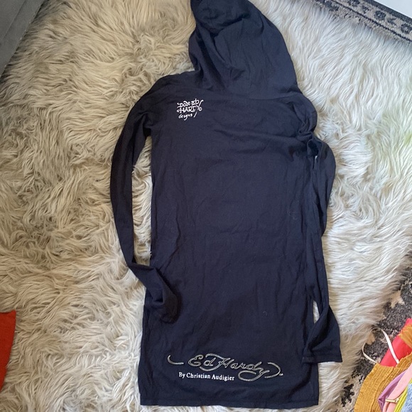 COPY - Ed hardy hooded mini dress - Picture 3 of 4